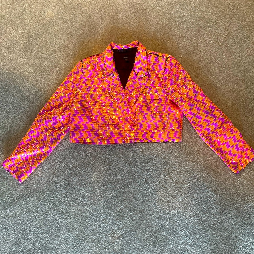 Squin Blazer by Nasty Gal